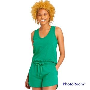 Preview International Nordstrom Green Tank Top.